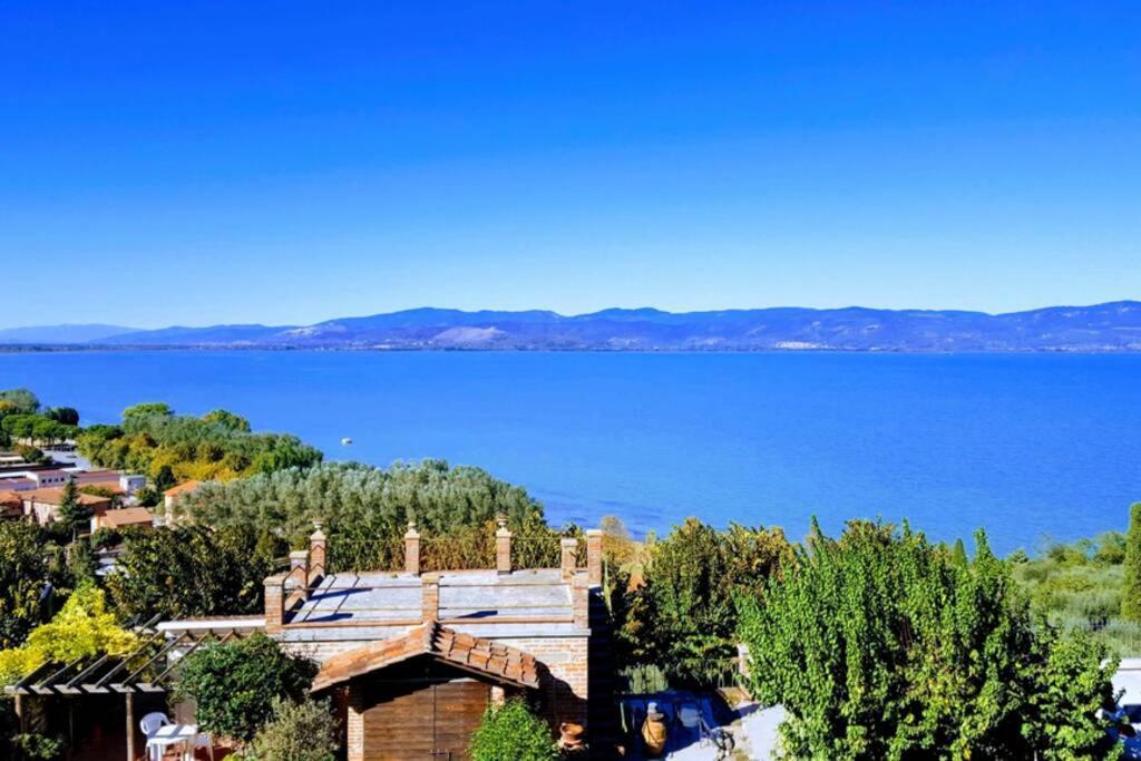 Bellavista La Tua Romantica Vacanza Sul Trasimeno Apartment กัสติลโยเน เดล ลาโก ภายนอก รูปภาพ